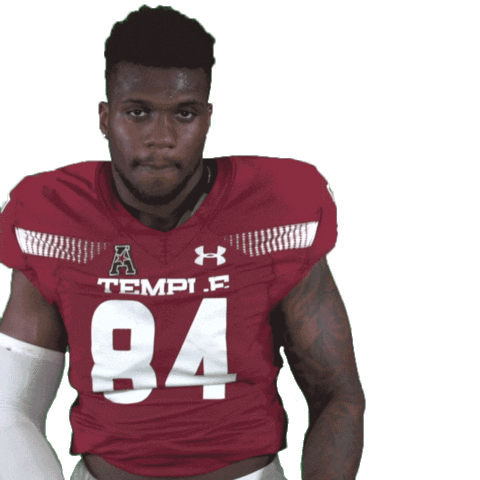 Temple Football Sticker by Temple Owls