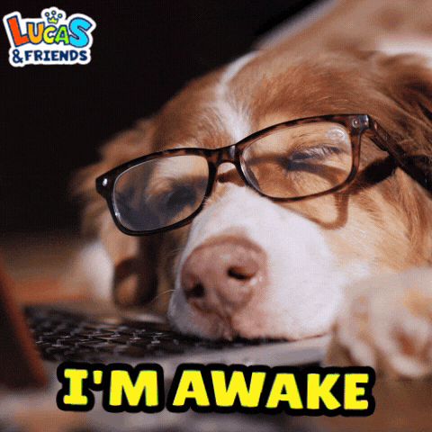 Good Morning Sleeping GIF by Lucas and Friends by RV AppStudios