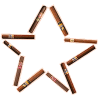 Star Smoking Sticker by Club Pasión Habanos