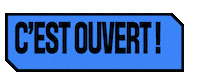 Bleu Sticker by Meyrin culture
