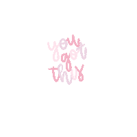 handwrittenmagic positive positivity you got this handwritten Sticker
