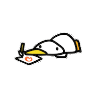 Duck Sticker by CHEBLO