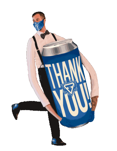 Beer Thank You Sticker by DSSOLVR