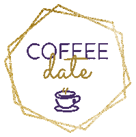 petraobm coffee business gold glitter Sticker