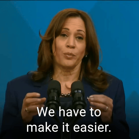 We have to make it easier.