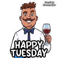 Happy Wine Sticker by VeeFriends