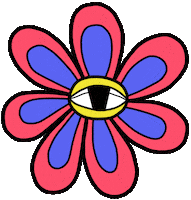 Summer Flower Sticker by Jeff McCann