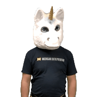 Unicorn Thumbs Up Sticker by Center for Entrepreneurship