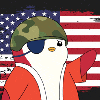 United States Usa GIF by Pudgy Penguins