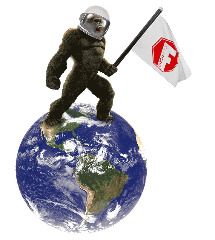 King Kong Loop Sticker by Fyourticket