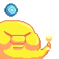 Happy Hour Party Sticker by Apeironnft