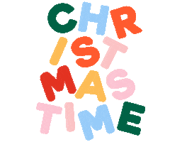 Merry Christmas Sticker by withloveak