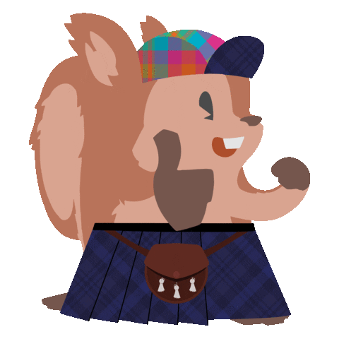 Cycling Squirrel Sticker by GoZwift