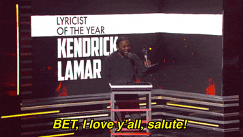 kendrick lamar lyricist of the year GIF by BET Hip Hop Awards