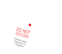 Laser Donotdisturb Sticker by Fotona Lasers