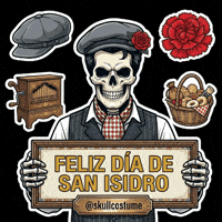 San Isidro Skull GIF