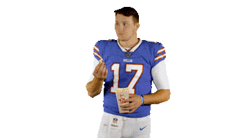 National Football League Popcorn Sticker by Buffalo Bills