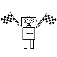 Goal Robot Sticker by haeringkg