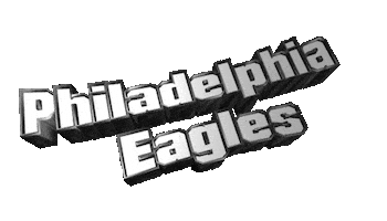 Philadelphia Eagles Football Sticker by GIPHY Text
