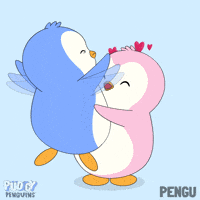 I Love You Hug GIF by Pudgy Penguins