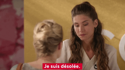 apologize i am sorry GIF by Un si grand soleil