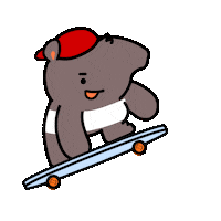 Skating Red Cap Sticker by airasia