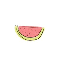 Watermelon Eating Sticker by BLAKE SEVEN