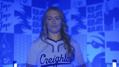 Creighton Bluejays Softball GIF by Creighton University Athletics