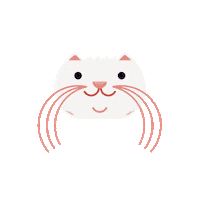 Cat Celebration Sticker