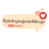 Pielegnujeniefiltruje Sticker by ZIKODERMO