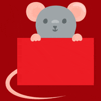 peta cartoon red rat animal rights GIF