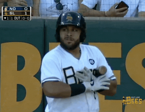 Jose Rojas Baseball GIF by Salt Lake Bees