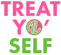 Treat Monogram Sticker by Marleylilly