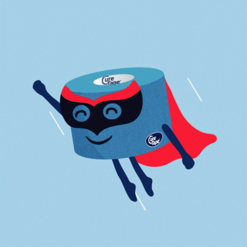FysioTape superman superhero superheld tapy GIF