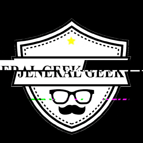 JeneralGeek giphygifmaker glitched jeneral geek jeneral geek logo GIF