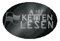 KettenLesen logo 3dlogo logospin kettenlesen Sticker