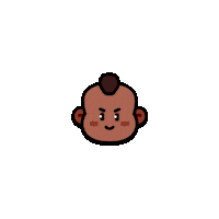 Baby Biker Sticker by Squad Busters