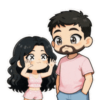 Happy Couple Sticker