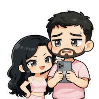 Tension Using Phone Sticker