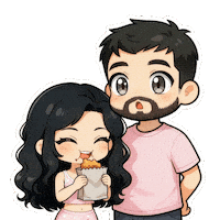 Snacks Eating Sticker
