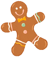 Gingerbread Man Cookie Sticker