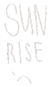 Rising Happy Sunday Sticker
