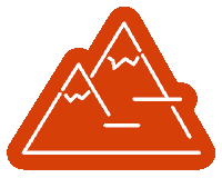 Oregon State University Mountains Sticker by Oregon State Ecampus