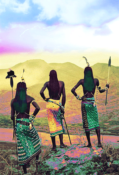 ojingode giphyupload color clouds africa GIF