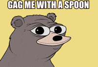 Shocked Bear GIF