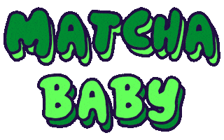 Green Tea Coffee Sticker