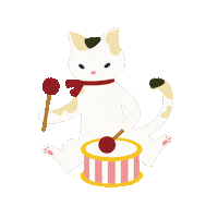 Cat Love Sticker by Miss Patina