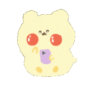Happy Bear Sticker