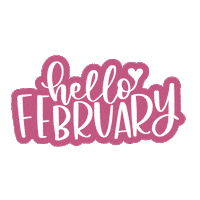 February Hello Sticker by bloom daily planners