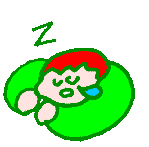 Tired Good Night Sticker by maitoparta